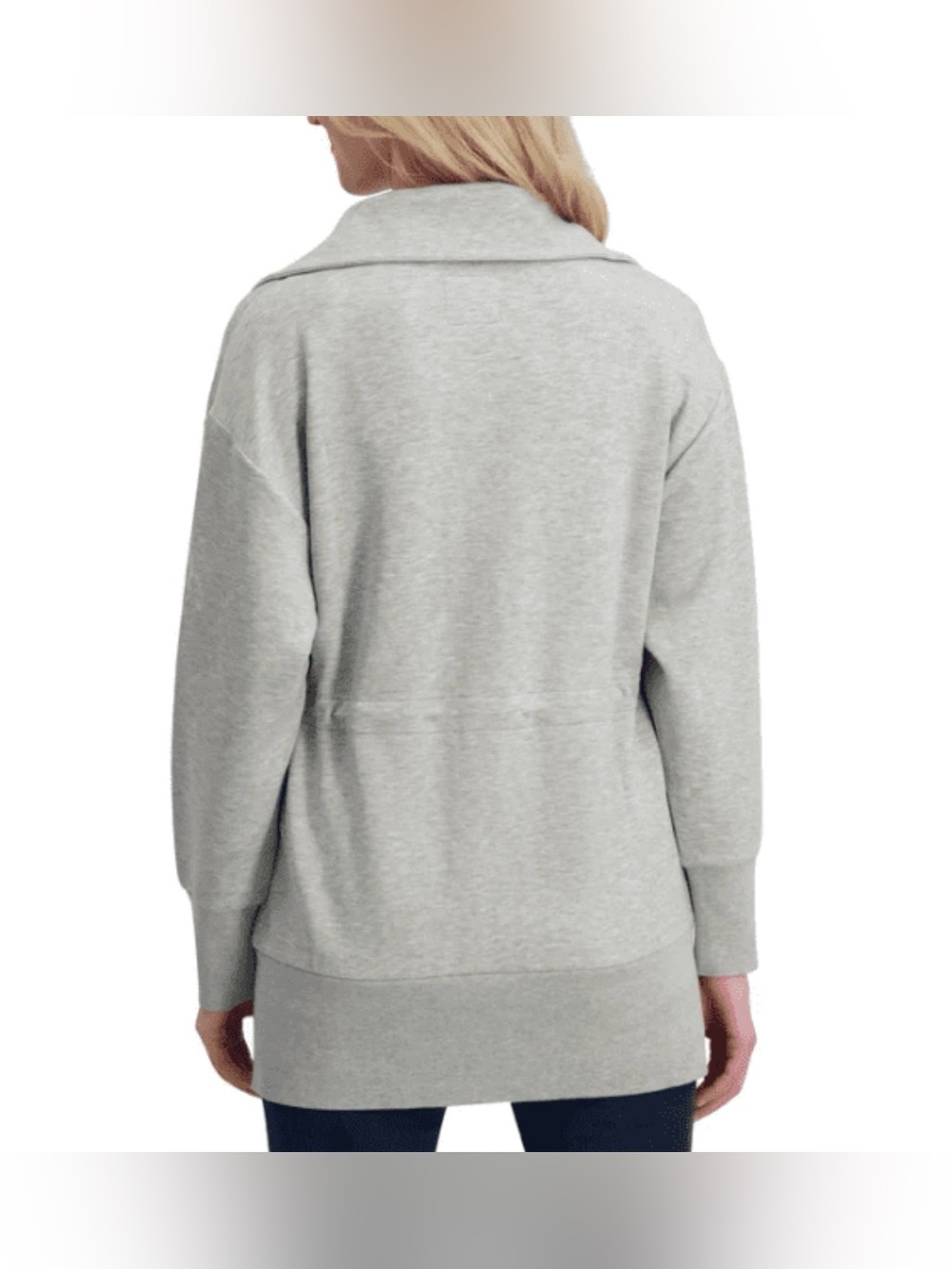 Converse Women's Full-Zip Jacket Gray - Picture 7 of 7